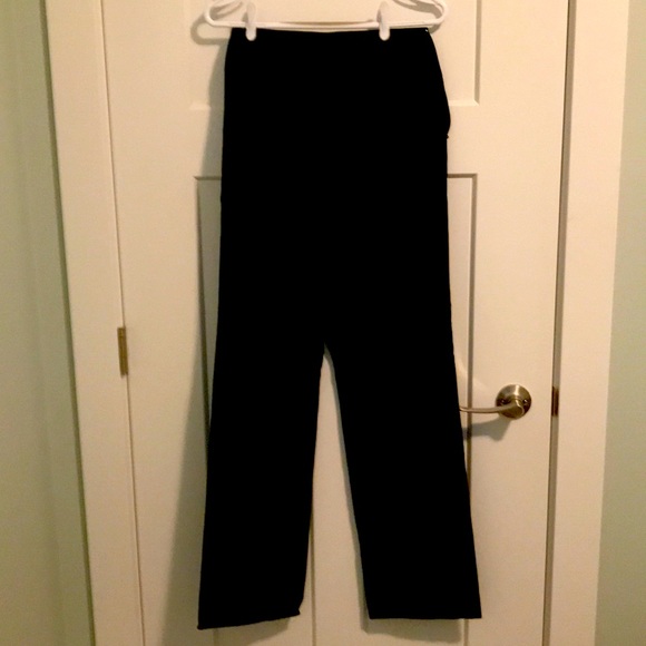 Danier black suede lined pants - Picture 1 of 4